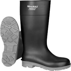 NITROMAX BOOT PLAIN TOE BLACK 10